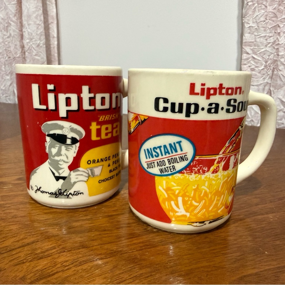 Vintage Lipton Mugs